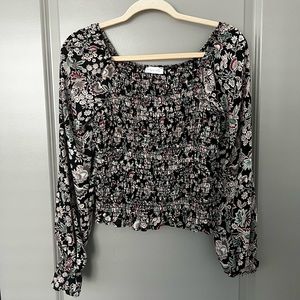 South Moon Under Long Sleeve Scrunchie Blouse